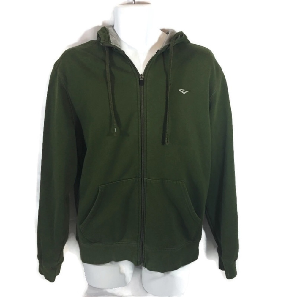 Everlast Hooded Men’s Jacket Green Size Medium